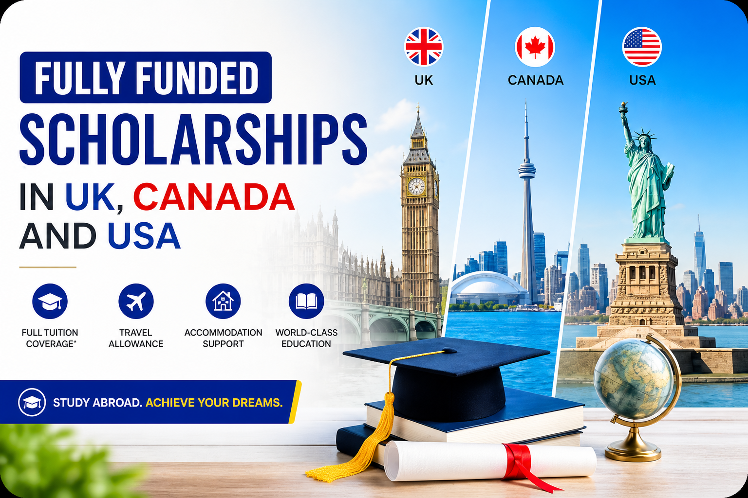 Fully funded scholarships